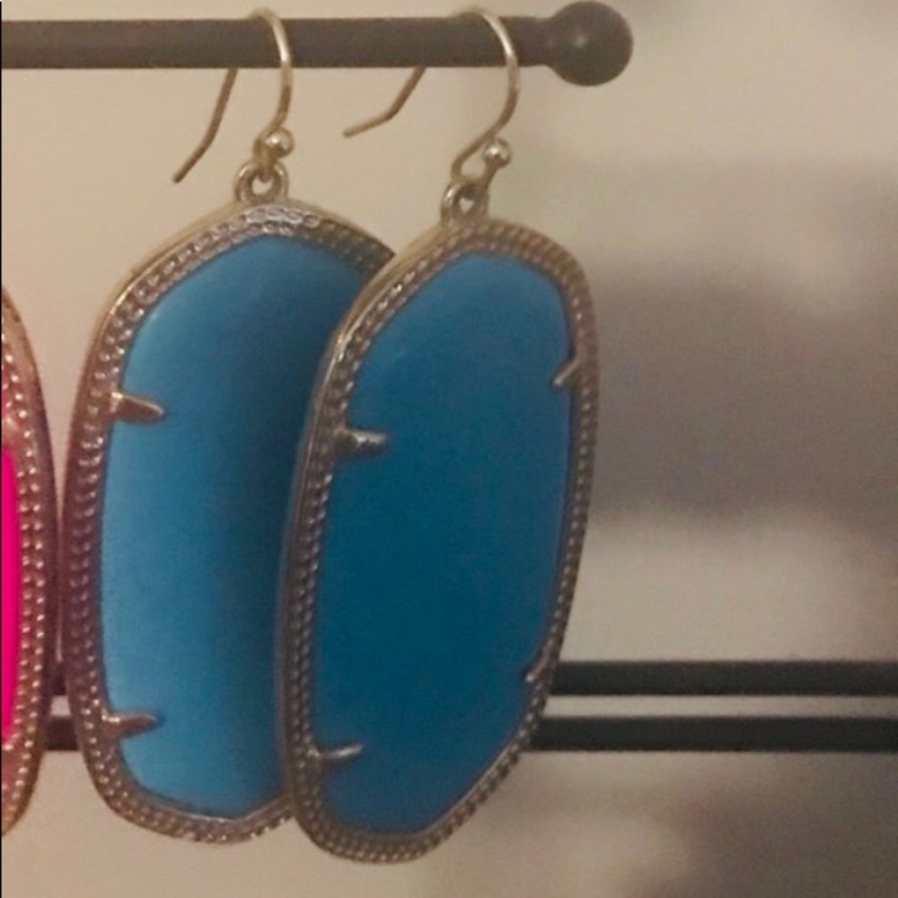 Kendra Scott “Danielle” earrings in turquoise